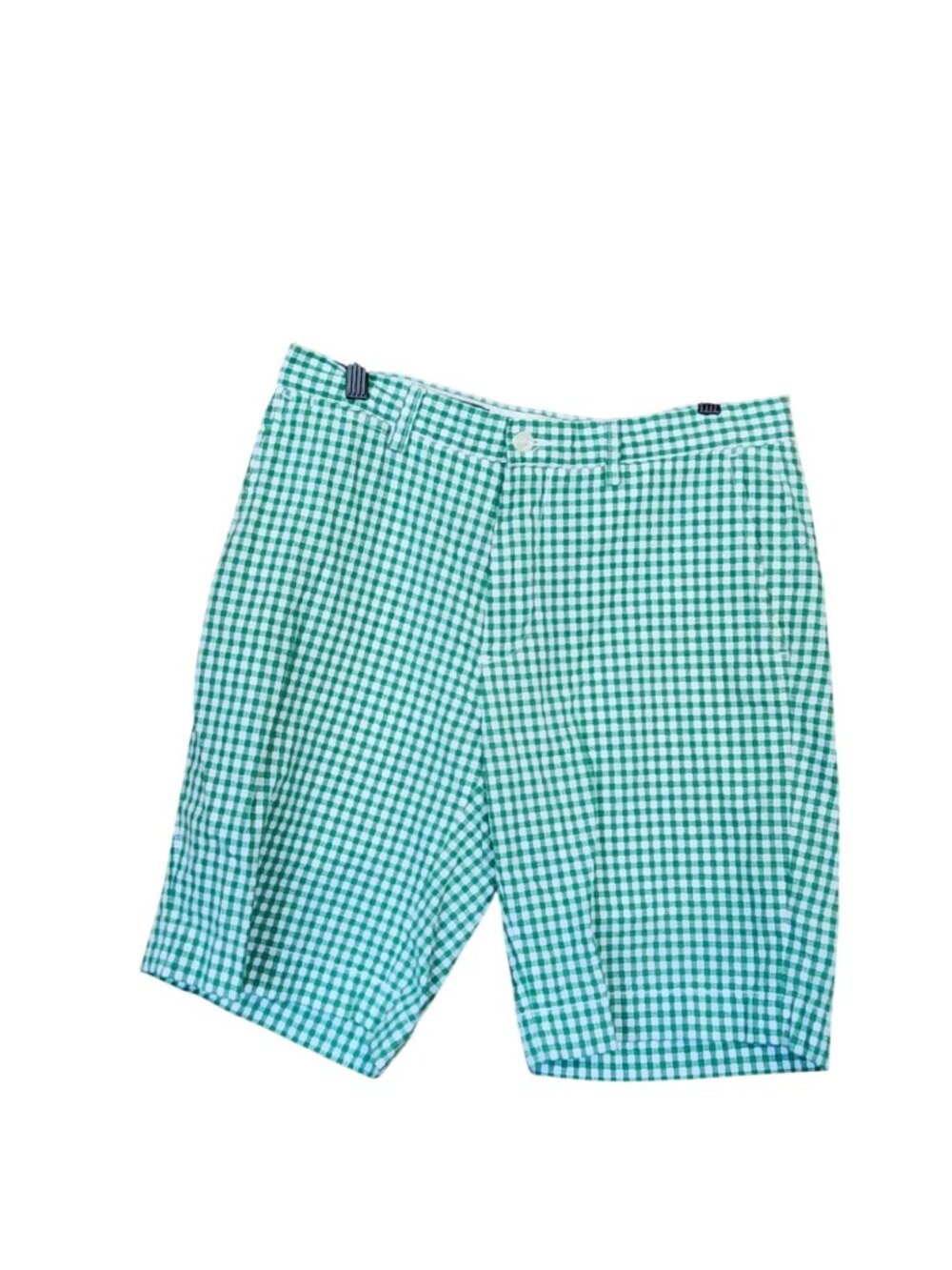 Polo Golf Ralph Lauren green white checkered shorts Mens Size 32